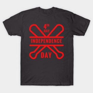 Independence Day Gelb T-Shirt